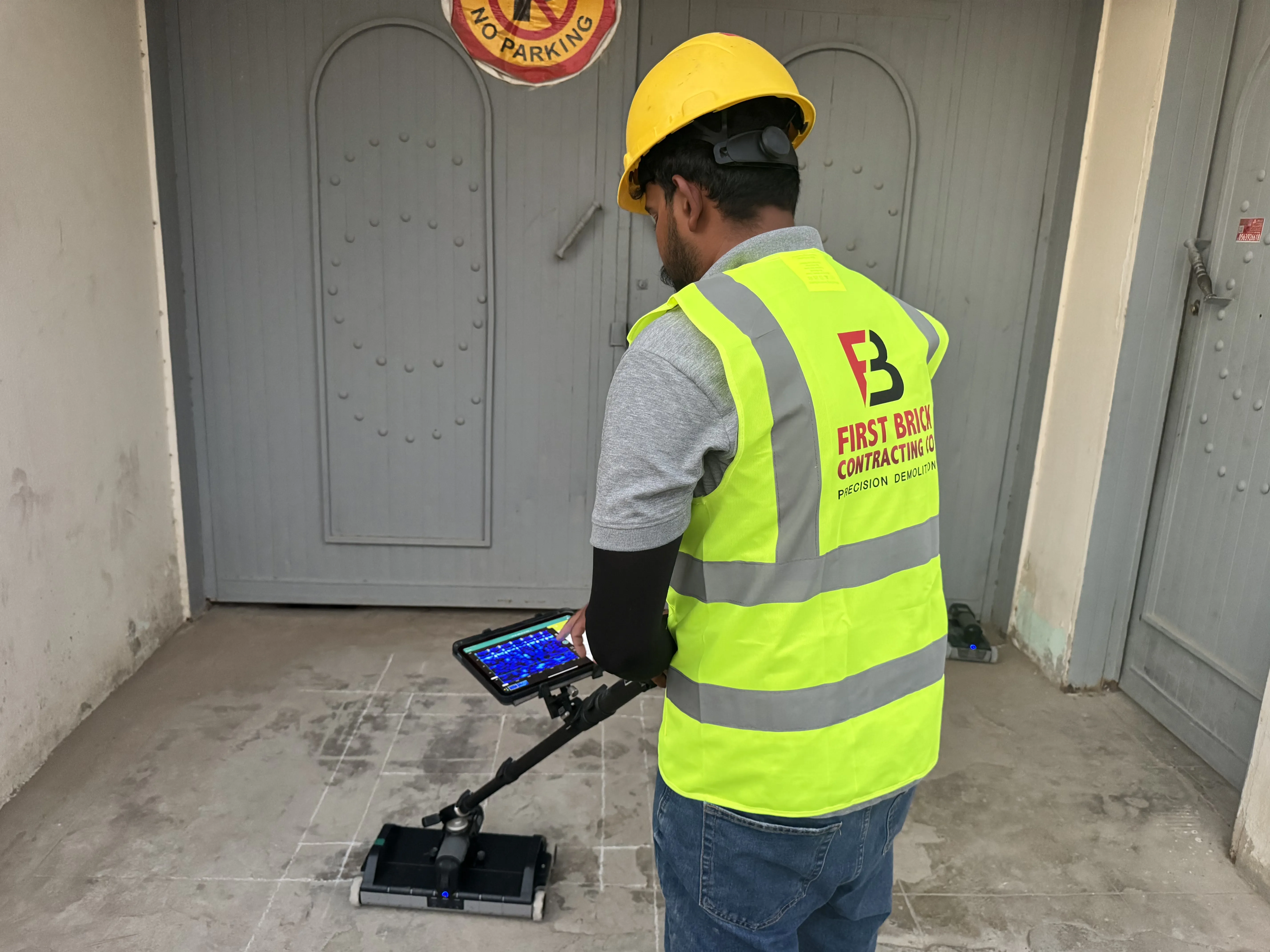 Robotic breaking operation